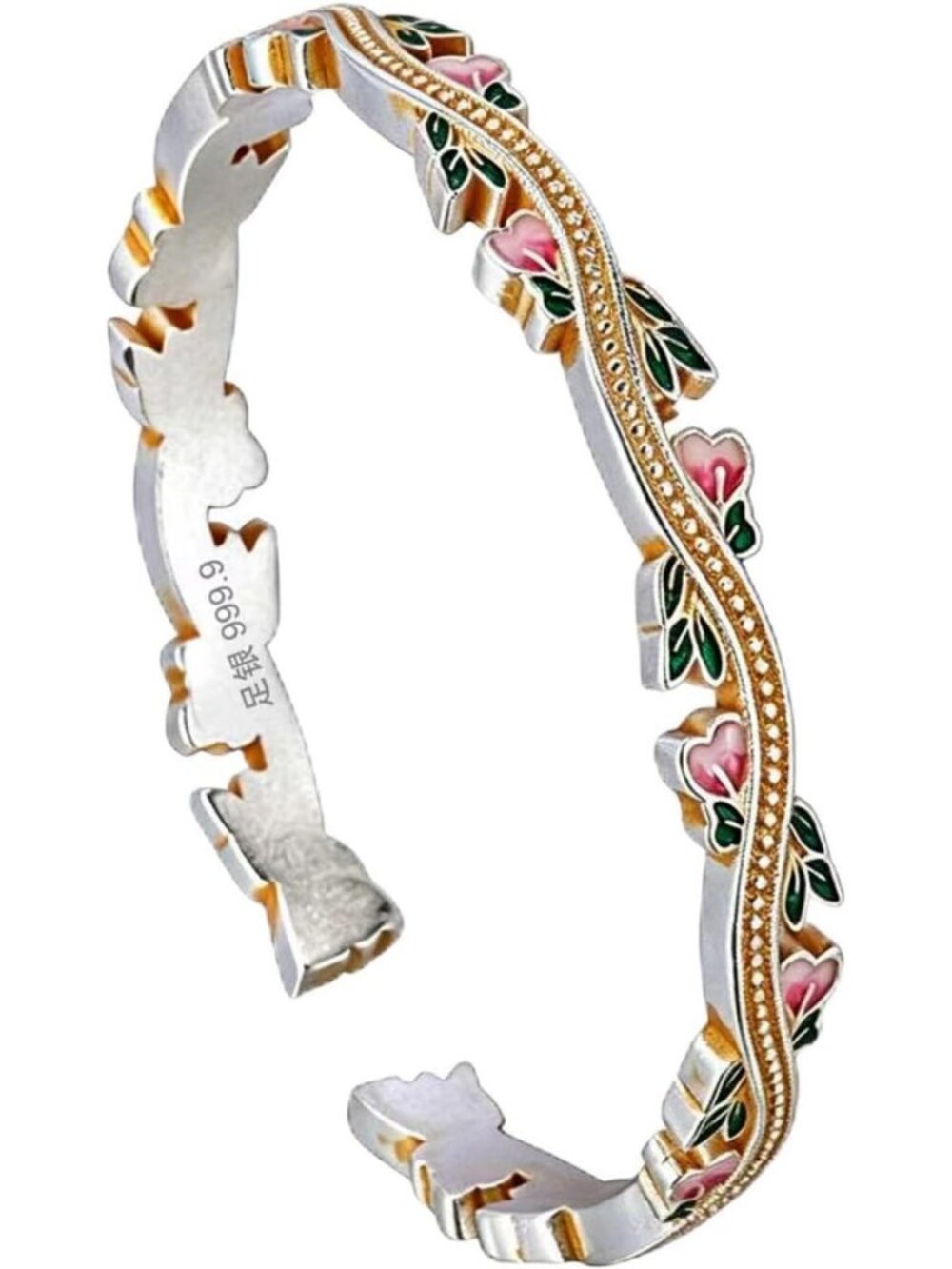 Elegant Sterling Silver Stackable Bracelet for Women - Italian Design, Chic